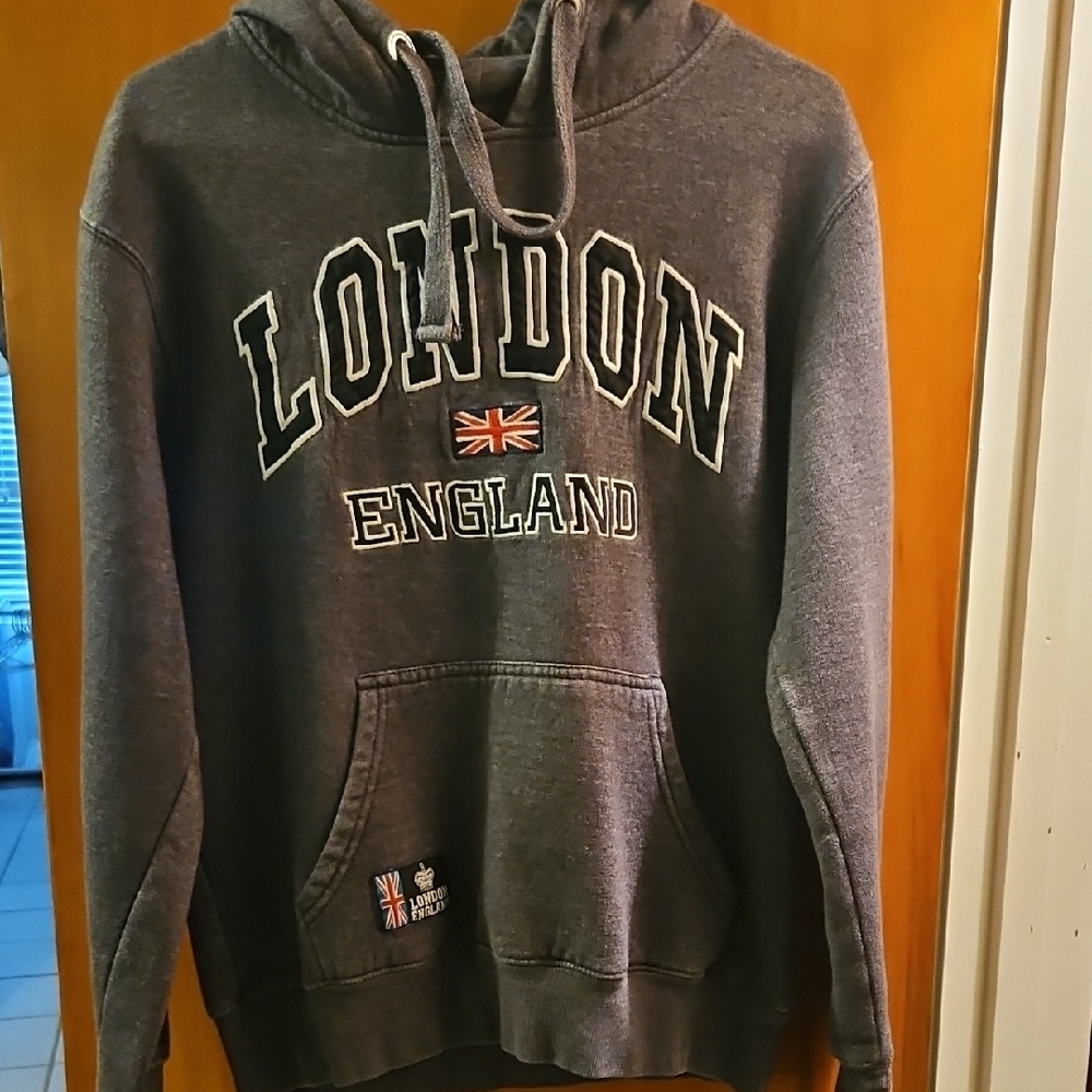 Gray London England Hoodie